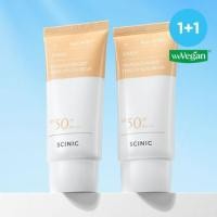 ราคา (1+1) SCINIC Enjoy Foundation Skip Tone Up Sun Cream 50g SPF50+ PA++++ (28835920208)