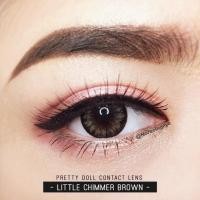 ราคา คอนแทคเลนส์ ✨ขนาดมินิ✨Brown✨Little Chimmer (Prettydoll) (5215496663)