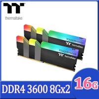 ราคา 16GB (8GBx2) DDR4/3600 RAM PC (แรมพีซี) THERMALTAKE TOUGHRAM RGB (R009D408GX2-3600C18B) (7515534103)