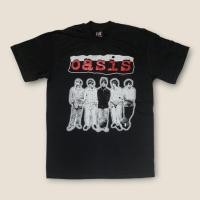 ราคา เสื้อยืด Oasis ลายสมาชิกวงยุคแรก ด้านหลังสกรีน Definitely Maybe สไตล์ 90s (46850925225)