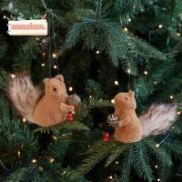 ราคา คุณ เครื่องประดับต้นคริสต์มาส,น่ารักตุ๊กตากระรอกตุ๊กตาสัตว์ต้นสนแขวน,คริสต์มาสแฮนด์เมดดูกระรอกประดิษฐ์ตุ๊กตาตกแต่งบ้าน (58050869056)