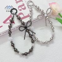 ราคา อีบีบีกก สร้างสรรค์โบว์ลูกปัดโทรศัพท์เชือกเส้นเล็กสั้นมือลูกปัดจี้พวงกุญแจสากลป้องกันการสูญหายโทรศัพท์เชือกเส้นเล็กกระเป๋าเป้สะพายหลังตกแต่งขาย (45602657602)