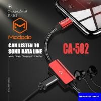 ราคา สายชาร์จ iPhone+ที่แยกสายหูฟัง Mcdodo CA-502 สายชาร์จคุณภาพดี (1500391572)