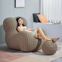 ราคา Minimalist Embrace โซฟาเดี่ยวโซฟาเก้าอี้ Lazy Leisure แม่ห้องนั่งเล่นผ้าระเบียง Embrace โซฟาอิตาลี ATGH (51051071469)