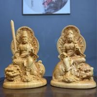 ราคา Taihang Yabo ไม้แกะสลัก Manjusri Samantabhadra พระโพธิสัตว์เครื่องประดับไม้แกะสลักงานฝีมือ Creative Root แกะสลักตกแต่งบ้าน bj11.27 (52902197336)