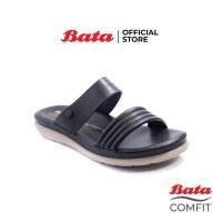 ราคา Bata Comfit บาจา คอมฟิต รองเท้าแตะเพื่อสุขภาพแบบสวม สูง 1 นิ้ว สำหรับผู้หญิง รุ่น Claudia สีดำ 6616277 (14565102843)