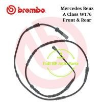 ราคา BREMBO Mercedes Benz A Class W176 ผ้าเบรคหน้าหลังสวมเซ็นเซอร์ (43874586495)