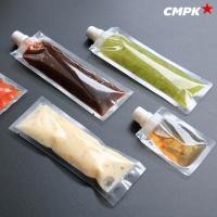 ราคา ถุงฝาเกลียว ถุงน้ำจิ้ม ซอส น้ำสลัด พลาสติกไนล่อน ใสล้วน ทนร้อน แช่แข็งได้ (ฝา 0.96 ซม.) 100 ถุง (6549803504)