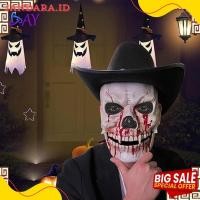 ราคา คัสสไร่! Skull Chin Mask หน้ากากมนุษย์ปาร์ตี้สวมหน้ากากสามารถขยับหน้ากากกะโหลกฮาโลวีน Cx (42124925615)