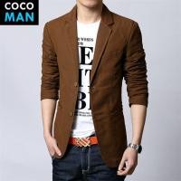 ราคา เสื้อสูทผู้ชาย สีน้ำตาลเข้ม กระดุม 2 เม็ด แต่งกระเป๋าข้าง สูทลำลอง สูทใส่ทำงาน (10469586060)