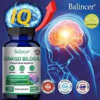 ราคา Balincer Ginkgo Biloba อาหารเสริม เพิ่มความจําและสมาธิ - ส่งเสริมความชัดเจนทางจิตใจ - เพิ่มโฟกัสจิตและพลังงานประสาท (24859975052)
