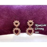 ราคา รักอัญมณีนักเรียนต่างหูสีโรสโกลด์ต่างหูหรูหราต่างหูเพชรรักต่างหูเพชร (25537488110)