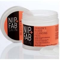 ราคา ❤️แท้พร้อมส่ง❤️Nip+Fab Dragon's blood fix daily cleansing pads 60pads (1667821958)