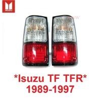 ราคา ลายเพชร ไฟท้าย ISUZU TF TFR 1989 - 1996 เสื้อไฟท้าย อีซูซุ รุ่นมังกรทอง ไฟหลัง ฝาไฟท้าย ไฟ 1991 1997 ขาว แดง (21820948923)
