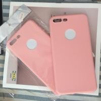 ราคา เคส IPHONE7+ แบบนิ่ม สีพาสเทล(Pink) (1612243515)