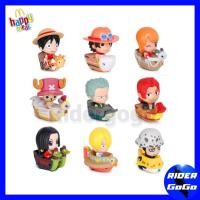 ราคา โมเดล วันพีช One Piece ของสะสม ของเล่นแมค Mcdonald Happy meal แฮปปี้มีล แมคโดนัลด์ ขายยกเซ็ต 9 ตัว (24890909348)