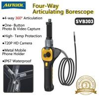 ราคา Autool SVB303 Four-Way Articulation Borescope เปลี่ยนกล้องเอนโดสโคป กระจกภายในรถ กล้องเอนโดสโคปอุตสาหกรรม 1080P (24882858972)