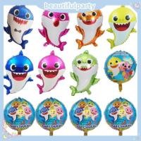 ราคา ปลาฉลาม อลูมิเนียมฟิล์มบอลลูนชุด ปลาฉลาม คุณปู่ยายพ่อแม่บอลลูนใช้สําหรับเด็กวันเกิดงานปาร์ตี้บ้านบอลลูนอุปกรณ์ตกแต่ง (26485119403)