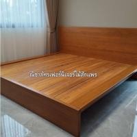 ราคา เตียงไม้สัก เตียงนอนไม้สัก เตียงไม้สักแบบโมเดิร์น ขนาด 5 ฟุต/6ฟุต (24779352843)
