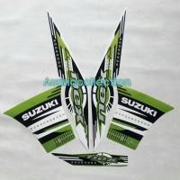 ราคา HIJAU Suzuki nex 2013 สติ๊กเกอร์แถบมอเตอร์ไซค์สีขาว-เขียว (27937912626)