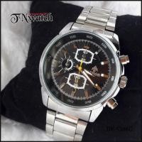 ราคา debor รุ่น DE-5386G นาฬิกาแฟชั่นผู้ชายระบบควอทต์พร้อมกล่อง หน้าปัดดำ (1178430349)