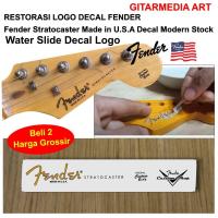 ราคา โลโก้ Fender stratocaster ผลิตในโลโก้กีตาร์ Fender USA (24263034580)