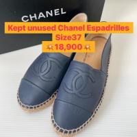 ราคา Kept Unused Chanel Espadrilles size37 (12026735694)
