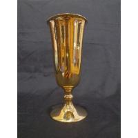 ราคา แจกันทองเหลืองทรงกรวย 8 นิ้ว แจกันทองเหลืองทรงสูง แก้วทองเหลืองทรงกรวย แก้วทองเหลือง แจกันทองเหลือง (18322865245)