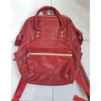 ราคา กระเป๋าเป้ anello สีแดงเลือดหมู (3736946274)
