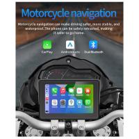 ราคา รถจักรยานยนต์ขนาด 5 นิ้ว Carplay ระบบนําทางการเชื่อมต่อโทรศัพท์มือถือ IPX8 ผู้ช่วยเสียงกันน้ําหน้าจอ GPS HD (26438467240)