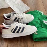 ราคา adidas neo Breaknet White Blue ของแท้ 100 % (27107755968)