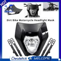 ราคา หน้ากากไฟหน้ารถจักรยานยนต์แบบวิบากสำหรับ KTM 125 150 250 300 350 450 500 EXC XCW EXC-F 2017 2018 สีดำ (29166152443)