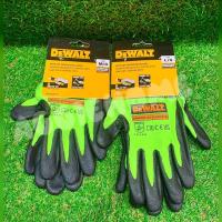 ราคา DEWALT ถุงมือกันบาด รุ่น DPG (สีเขียว-ดำ / 1คู่ ) แบบเรืองแสง ถุงมือเซพตี้ ไฟเบอร์กลาส ถุงมือ (25888029236)