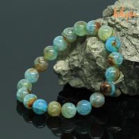 ราคา หินเกล็ดมังกร สีฟ้า ขนาด 10 มิล Crackle Agate แต่งสี กำไลหินมงคล ช่วยเสริมความมั่งคั่งร่ำรวย หินสีนำโชค หินสีฟ้า (3553800449)