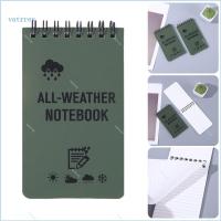 ราคา Va All Weather Pocket Notebook สมุดบันทึกกันน้ํา Spirals Lined Field Note Pad (26671583171)
