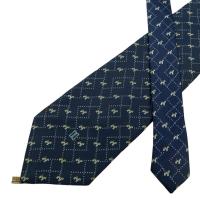 ราคา เนคไท DAKS Silk Navy Dog Geometric Korea เนคไทแบรนด์เนม ของแท้ (43060736422)