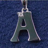 ราคา จี้อักษร A-Z ฝังเพชรแท้ธรรมชาติ ทองคำ 9K (44020521129)