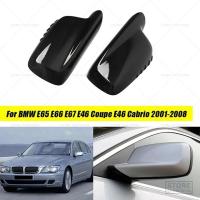 ราคา 1Pair Car Rearview Mirror Covers Trim Caps for BMW E65 E66 E67 E46 Coupe E46 Cabrio 51167074235 511 (44802558065)