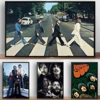 ราคา Band B-Beatles รูปภาพโปสเตอร์ Wall Art ภาพวาดผ้าใบที่มีชื่อเสียง Abbey แผนที่พิมพ์สําหรับห้องนั่งเล่นตกแต่งบ้าน (29684243316)