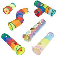 ราคา อุโมงค์แมวพับมัลติฟังก์ชั่สายรุ้งหูแมวสักหลาดช่องแมวของเล่นแมว (42677049712)