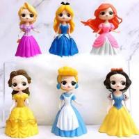 ราคา เจ้าหญิง ดิสนีย์ โมเดล 6 ตัว 10 ซม Disney 6 princess models (6831476778)