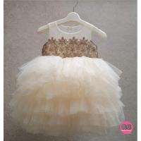 ราคา ชุดราตรี/ชุดออกงานเด็กผู้หญิง สีแชมเปญ,ทอง 29 (22152683067)