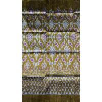 ราคา ผ้าไหมมัดหมี่ไทย2ตะกอ ทอมือแท้100%(A-37) (25423731541)