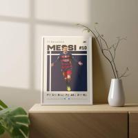 ราคา โปสเตอร์ผ้าใบ พิมพ์ลายฟุตบอล Lionel Messi FC Barcelona เหมาะกับของขวัญ สําหรับแฟนคลับ กําแพง (24856537569)