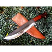 ราคา มีดแคมป์ เหล็กใบเลื่อย BLEGHER เยอรมัน ด้ามไม้ประดู่+ไม้ชิงชัน ฝักไม้ประดู่ (7555546114)