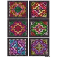 ราคา ผ้าปักลายชาวเขา ผ้าปักครอสติสแบบชาวเขา (24780433094)