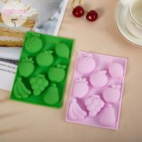 ราคา Sunborui 3D การ์ตูนผลไม้รูปซิลิคอนแม่พิมพ์สตรอเบอร์รี่กล้วยแตงโม Pear DIY สบู่ช็อคโกแลตเค้กไอศกรีม Mould TH (44702646162)