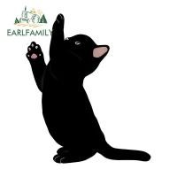 ราคา Earlfamily สติกเกอร์ไวนิล ลายการ์ตูนแมวดํา กันน้ํา 13 ซม. สําหรับติดตกแต่งรถยนต์ รถจักรยานยนต์ รถตู้ รถบรรทุก (24767086285)