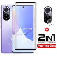 ราคา 2 in 1 กระจกนิรภัยกันรอยหน้าจอ แบบเต็มจอ สําหรับ Huawei Nova 12 Pro 12 SE Ultra 12i 12s 11 10 9 SE 8 7 Pro SE 7i 5T 4 4e 3 3e 3i Y90 Y70 ฟิล์ม (24770186207)