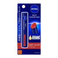 ราคา 【Direct From Japan】Nivea Rich Care & Color Lip Ruby Red 2g (43475346453)